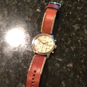 Fossil cream watch